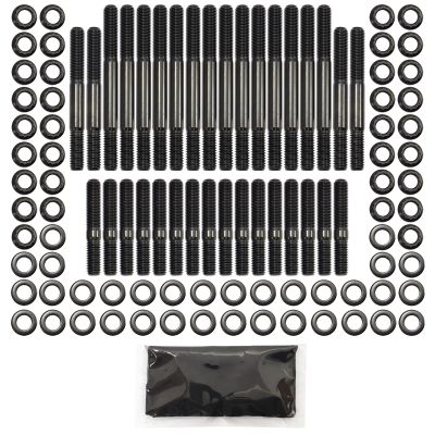 AeroFlow=Small Block Chev 350 Head Stud Kit 12 Point Nuts