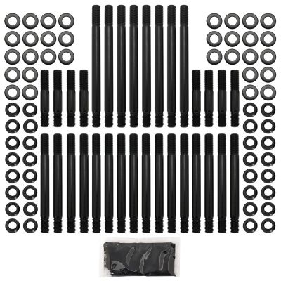 AeroFlow=Big Block Chev 396-454 Head Stud Kit 12 Point Nuts