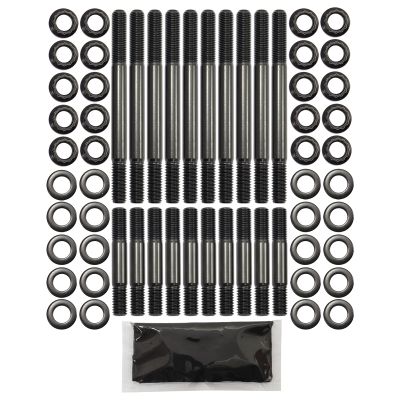 AeroFlow=Small Block Ford 289-302 Windsor 7/16" Head Stud Kit 12 Point Nuts