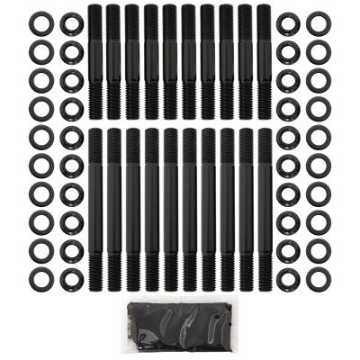 AeroFlow=Big Block Ford FE 390-428 Head Stud Kit 12 Point Nuts