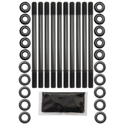 AeroFlow=Nissan SR20 M11 Head Stud Kit 12 Point Nuts 8740 Grade Material