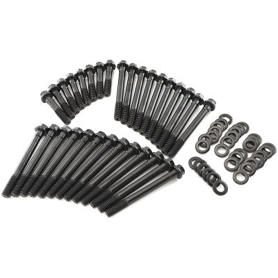 AeroFlow=Big Block Chev 396-454 Head Bolt Kit 12 Point Head