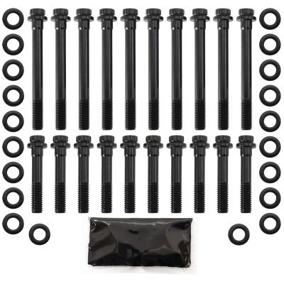 AeroFlow=Small Block Ford 289-302 Windsor 7/16" Head Bolt Kit 12 Point Head