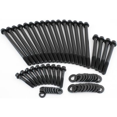 AeroFlow=GM LS Head Bolt Kit with Odd Length 12 Point Head