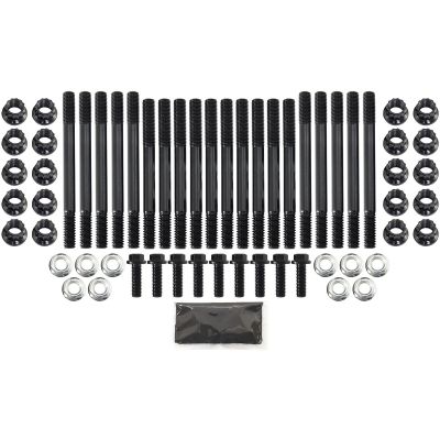 AeroFlow=GM LS 4 Bolt Main Stud Kit Suits all LS Engines with Stock Windage Tray 12 Point
