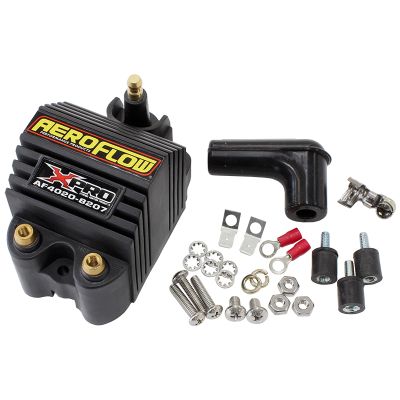 AeroFlow=XPRO Universal SS Ignition Coil Use with Ready to Run Distributors