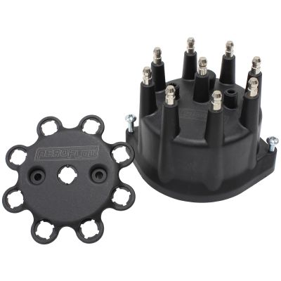 AeroFlow=Replacement XPRO Distributor Cap - Black Suit SB Ford 289-302