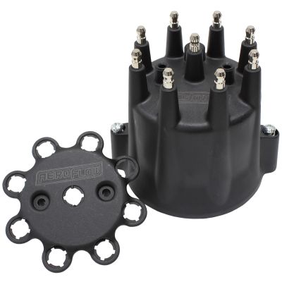 AeroFlow=Replacement XPRO Distributor Cap - Black Suit SB/BBChev & Holden