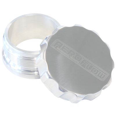 AeroFlow=2" Billet Aluminium Weld-On Filler with Polished Cap