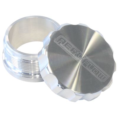 AeroFlow=2" Billet Aluminium Weld-On Filler with Raw Cap