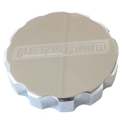 AERFOFLOW=Billet Radiator Cap Cover Suit Small Cap Polished Finish