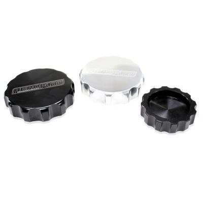 AERFOFLOW=Billet Radiator Cap Cover Suit Small Cap Raw Finish