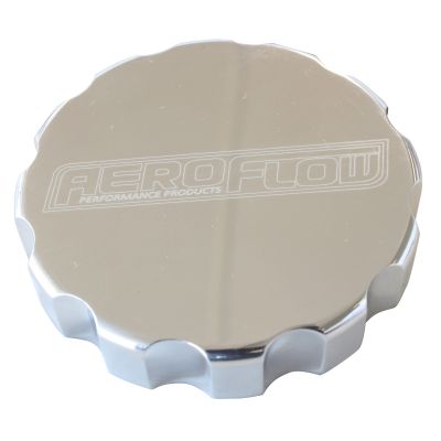 AERFOFLOW=Billet Radiator Cap Cover Suit Large Cap Polished Finish