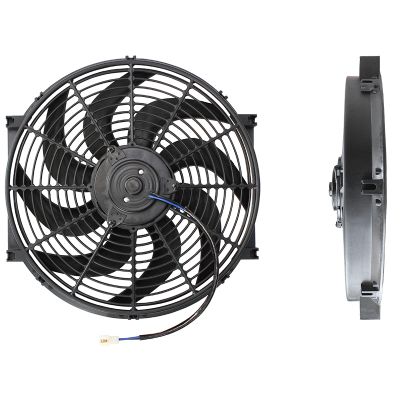 AeroFlow=14" Electric Thermo Fan Curved Blades 1650 CFM
