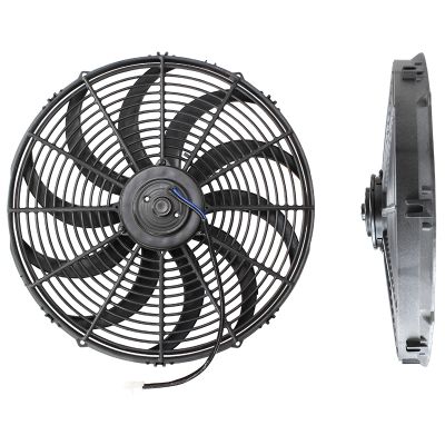 AeroFlow=16" Electric Thermo Fan 2000 CFM Curved Blades Reversible