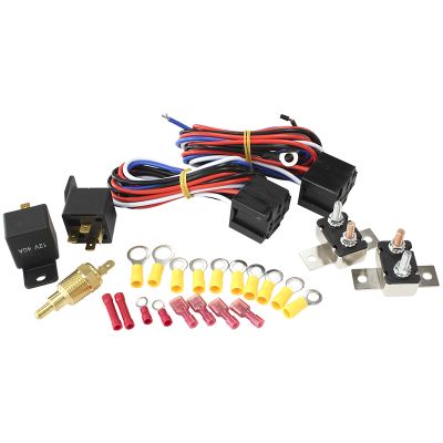 AeroFlow=Dual Fan Relay and Wiring Harness Kit
