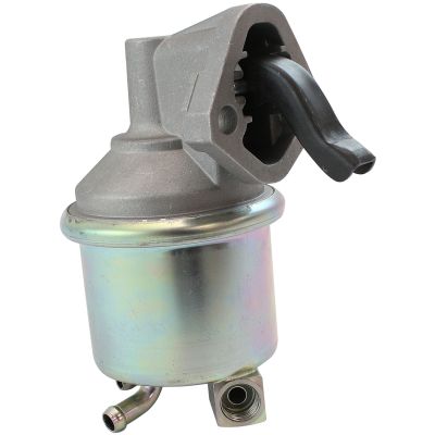 AEROFLOW = Big Block Chev 454 Mechanical Fuel Pump Zinc Plate Silver Finish