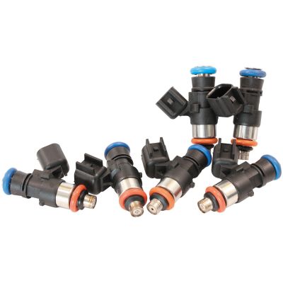 Aeroflow=1250cc EV14 Short USCAR Fuel Injector Set of 6 1250 cc/min (114 lb/hr)