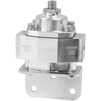 AEROFLOW = Billet Bypass Fuel Pressure Regulator 4.5-9psi Adjustable Polished Finish