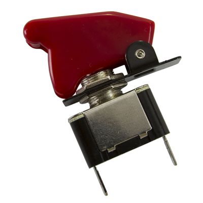 AeroFlow=Red Covered Rocket / Missile Switch 12v 20A