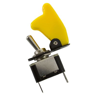 AeroFlow=Yellow Covered Rocket / Missile Switch 12v 20A