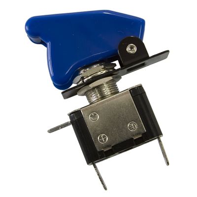AeroFlow=Blue Covered LED Rocket / Missile Switch 12v 20A