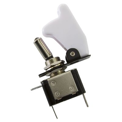 AeroFlow=White Covered LED Rocket / Missile Switch 12v 20A