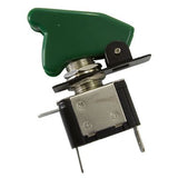AeroFlow=Green Covered LED Rocket / Missile Switch 12v 20A