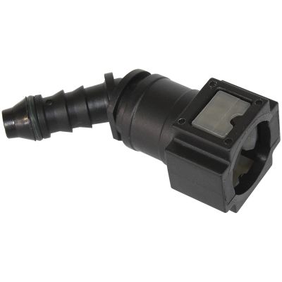 AeroFlow=45° Push On EFI Fitting
 5/16" Male Barb To 5/16" EFI Push-On Barb