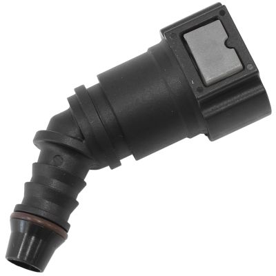 AeroFlow=Push-On 3/8" to 3/8" (9.65mm) 45° Barb EFI Fitting