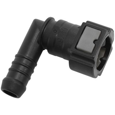 AeroFlow=Push-On 3/8" to 3/8" (9.65mm) 90° Barb EFI Fitting