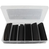 AeroFlow=Black Heat Shrink 61 Piece Kit 4-1/4 Inch Long 2:1 Shrink Ratio