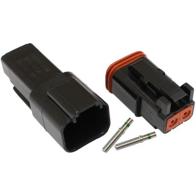 AeroFlow=Weather Tight Connector 2 Pin Connector Suit 14 AWG Wire