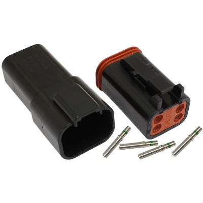 AeroFlow=Weather Tight Connector 4 Pin Connector Suit 14 AWG Wire
