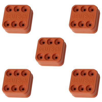AeroFlow=Replacement Weather Tight Wire Seal Suit 6 Pin Connector With 14 AWG Wire