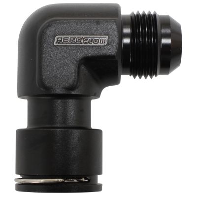 AeroFlow=90° to -10AN Clip-on Female Water Fitting Suit GM LSA Supercharged V8