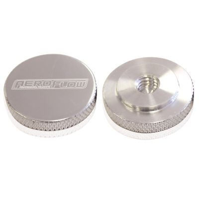 AEROFLOW=Polished Billet Air Cleaner Nut Low profile 5/16" UNC