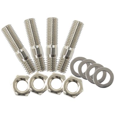 AeroFlow=Carburettor Stud Kit 5/16" x 1-3/8" OAL Silver