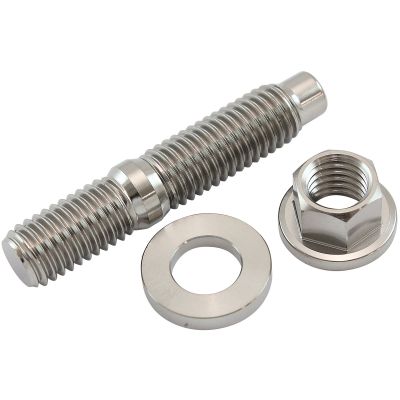 AeroFlow=M10 x 1.50mm Titanium Stud Hex Nut and Washer Kit