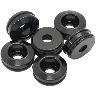AeroFlow=Nissan RB25 Fuel Injector Insert Adapters - Black Suit Nissan RB25
