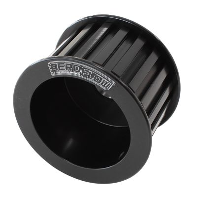 AeroFlow=Alternator Gilmer Pulley Black Hard Anodised