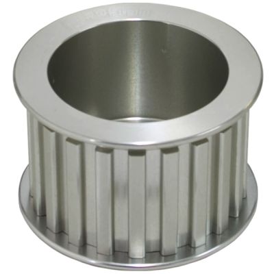 AeroFlow=Gilmer Drive Alternator Pulley - Silver Finish Suits All Applications