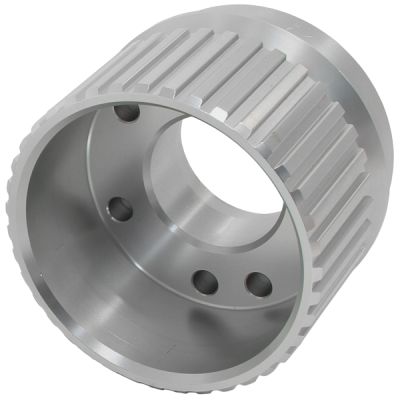 AeroFlow=Gilmer Drive Crankshaft Pulley - Silver Finish Suit Ford Windsor & Cleveland