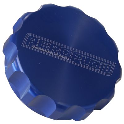 AeroFlow=1-1/2" Billet Aluminium Filler Cap 
 Blue Finish