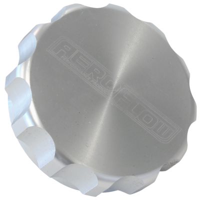 AeroFlow=1-1/2" Billet Aluminium Filler Cap 
 Silver Finish