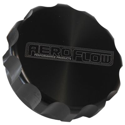 AeroFlow=2-1/2" Billet Aluminium Filler Cap 
 Black Finish