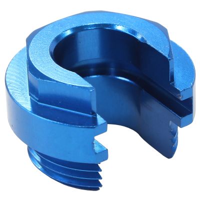 AeroFlow=Push-On EFI Retaining Locking Collar 
Blue Finish