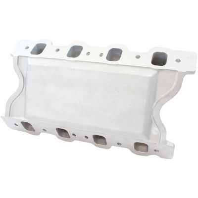 AeroFlow=Ford 351 Cleveland Air Gap Dual Plane Intake Manifold Natural Cast Finish