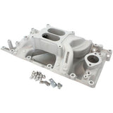 AeroFlow=Small Block Chrysler Air Gap Dual Plane Intake Manifold Natural Cast Finish