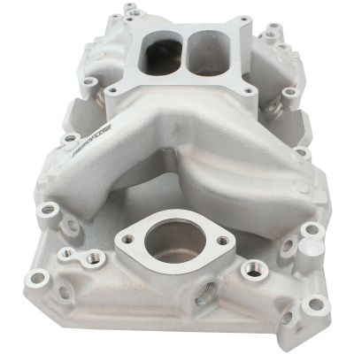 AeroFlow=Small Block Chrysler Air Gap Dual Plane Intake Manifold Natural Cast Finish